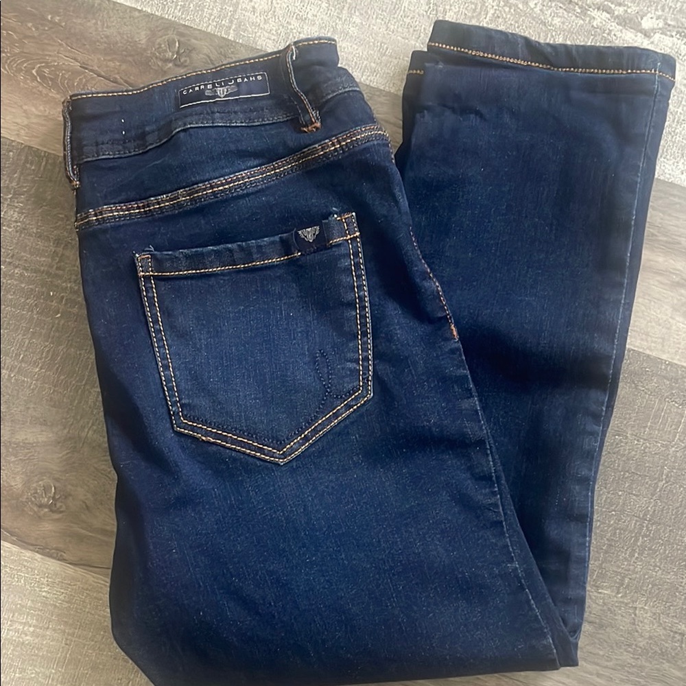 Women’s Carreli Cropped Blue Jeans